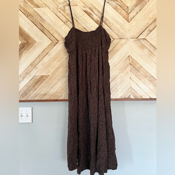 Free People Last Chance Maxi Brown Top Dress - Picture 7 of 8